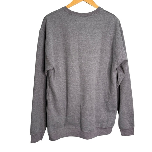Blonde Ambition Distressed Rolling Stones Logo Grey Crew Neck Sweatshirt Medium - Picture 2 of 8